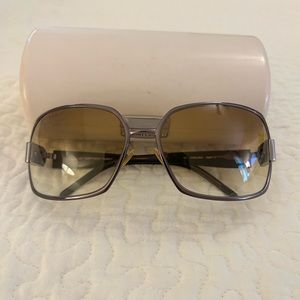 JIMMY CHOO MARLON/S TORTOISE ANTIQUE BRONZE SUNGLASSES 63/16/125 MADE IN ITALY